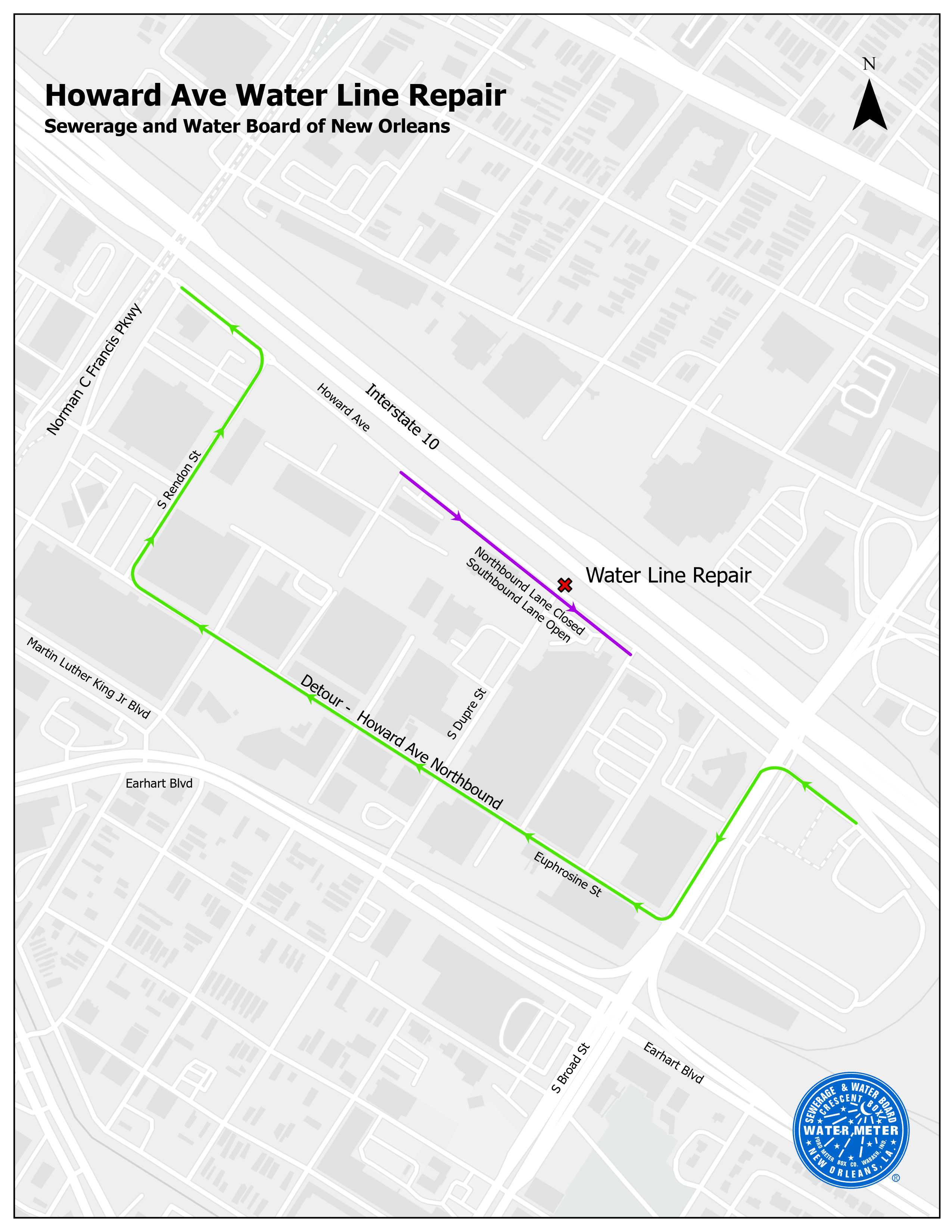 Traffic Advisory - Temporary Closure of Howard Ave